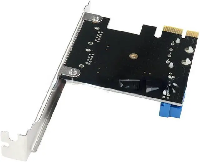 Alt view image 3 of 3 - USB3 PCI Express Adapter PCI E To USB 3.0 20pin Converter Controller PCIe X1 USB 3 0 2 Ports Adapter USB3.0 PCI-e Expansion Card