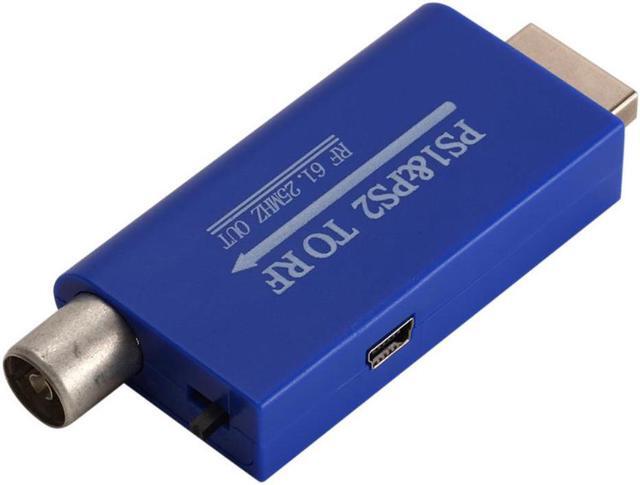 Alt view image 3 of 3 - Portable PS1 & PS2 To RF Video Converter TV Signal Radio Frequency Adapter 5V/500MA Scart To RF Converter Accessories