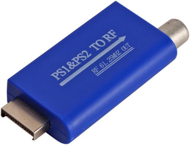 Alt view image 2 of 3 - Portable PS1 & PS2 To RF Video Converter TV Signal Radio Frequency Adapter 5V/500MA Scart To RF Converter Accessories