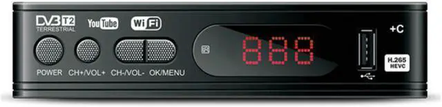 Main image of HD 1080p Tv Tuner Dvb T2 Vga TV  Dvb-t2 for Monitor Adapter USB2.0 Tuner Receiver Satellite Decoder Dvbt2