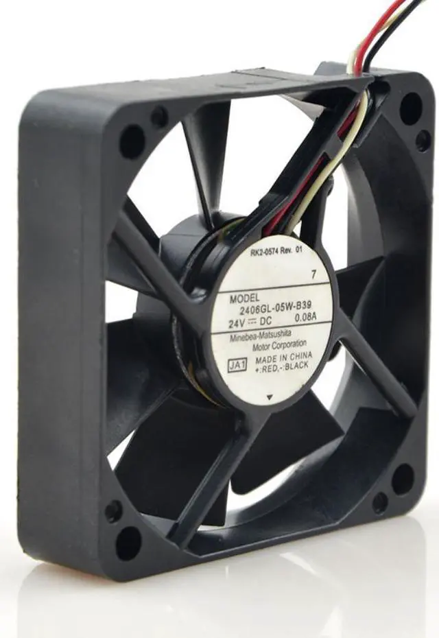 Main image of FOR NMB 6015 24V 0.08A 6cm 3-wire Double Ball Inverter cooling Fan 2406GL-05W-B39