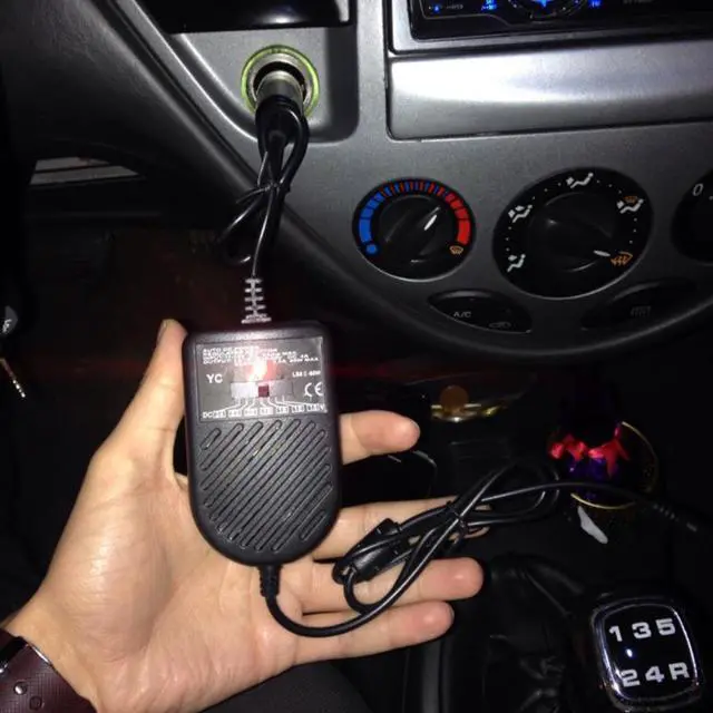 Alt view image 2 of 4 - 80W Laptop Power Supply Universal Car LED Auto Car Charger 8 Detachable Plugs Adjustable Charger Adapter For Laptop Notebook
