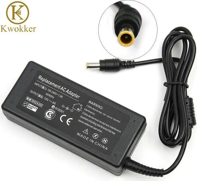 Main image of 14V 4A 56W AC Power Laptop Adapter For sumsang LCD SyncMaster Monitor S24A350H B2770 P2770H P2370H Notebook Power Supply