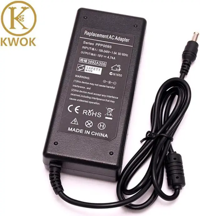 Main image of AC Adapter Charger Power Supply 19V 4.74A 5.5*3.0mm 90W For Samsung Laptop R453 R518 R410 R429 R439 R453 For Notebook Samsung