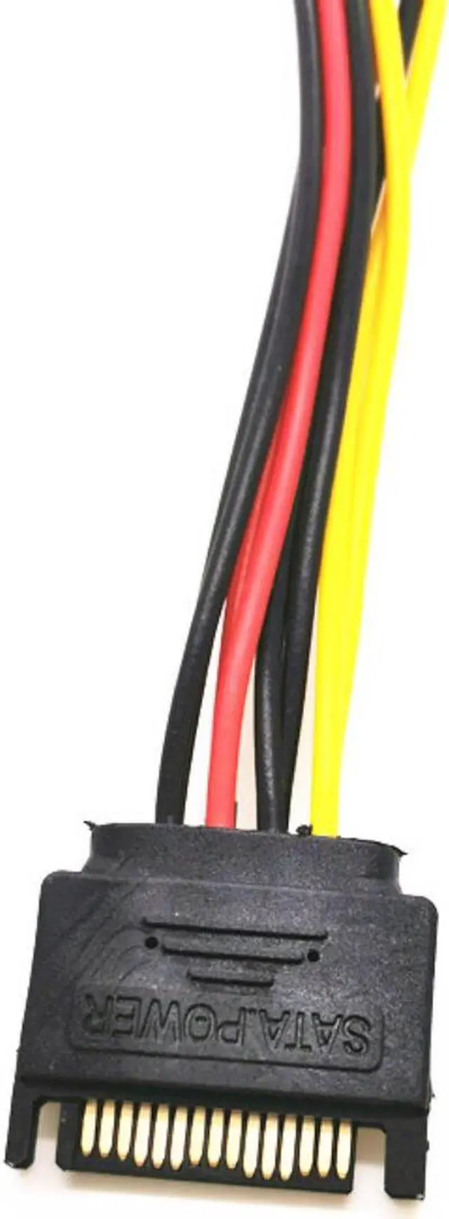 Alt view image 3 of 3 - 15Pin SATA Male To 2 Female 15Pin Power Hard Disk Splitter High-quality Connector Power Cord Suitable for Hard Disk Drive