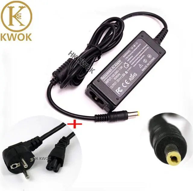 Main image of EU Power Cord +19V 1.58A 5.5*1.7mm For Acer Aspire One Power Supply For Laptop Notepads Laptops Netbook Power Adapter Charger