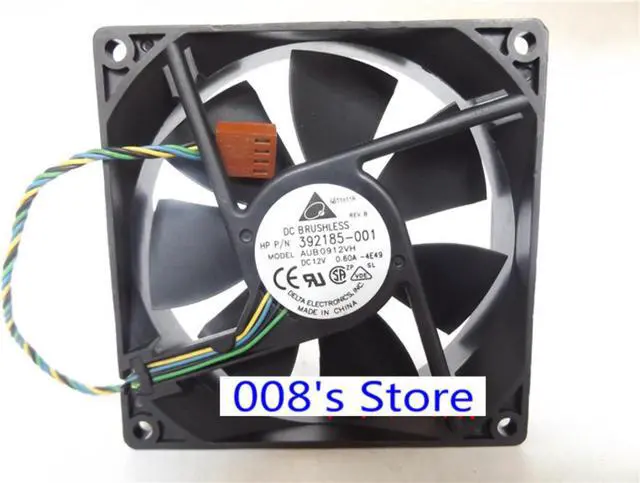 Main image of CPU Cooler Fan For Computer Power AFB0912VH=AUB0912VH -4E49 90*90*25MM 9225 DC 12V 0.60A 4 Pins pwm Cooling 392185-001