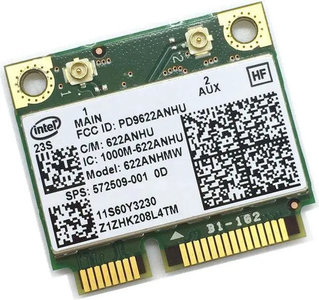 Main image of Wireless Adapter Card for  Intel  Advanced-N 6200 622ANHMW Wifi PCI-E 802.11N 300Mbps 2.4GHz 5.0 for IBM lenovo hp 572509-001
