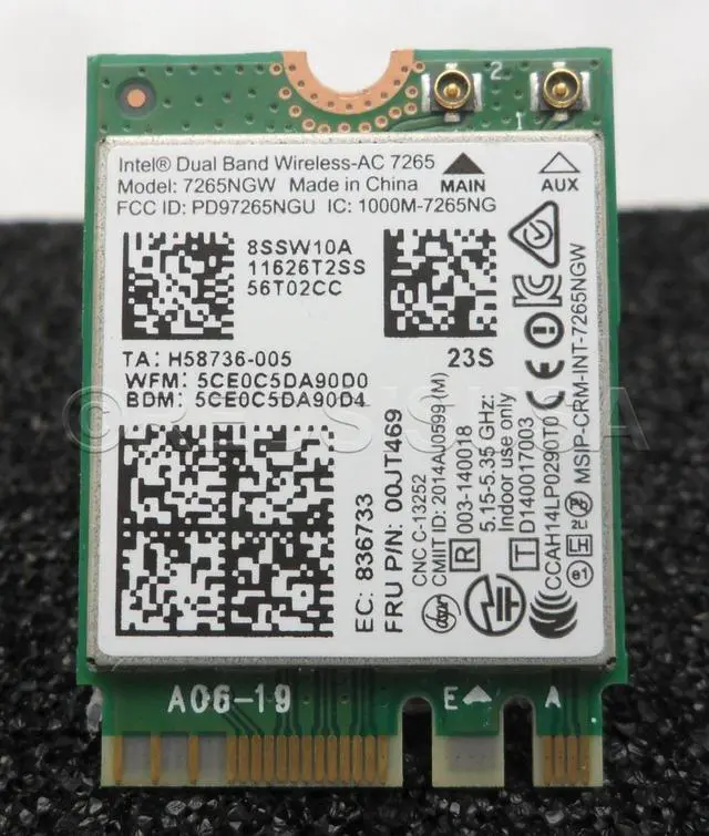 Main image of Wireless Adapter Card for Intel 7265ngw ac dual band Wireless AC NGFF Card 00jt469 for lenovo thinkpad
