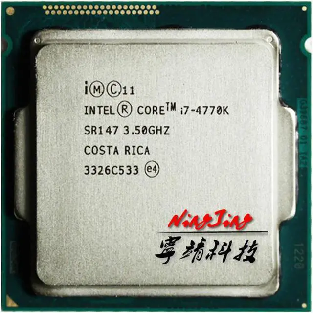 Main image of Intel Core i7-4770K i7 4770K  i7 4770 K 3.5 GHz Quad-Core Eight-Thread CPU Processor 84W LGA 1150