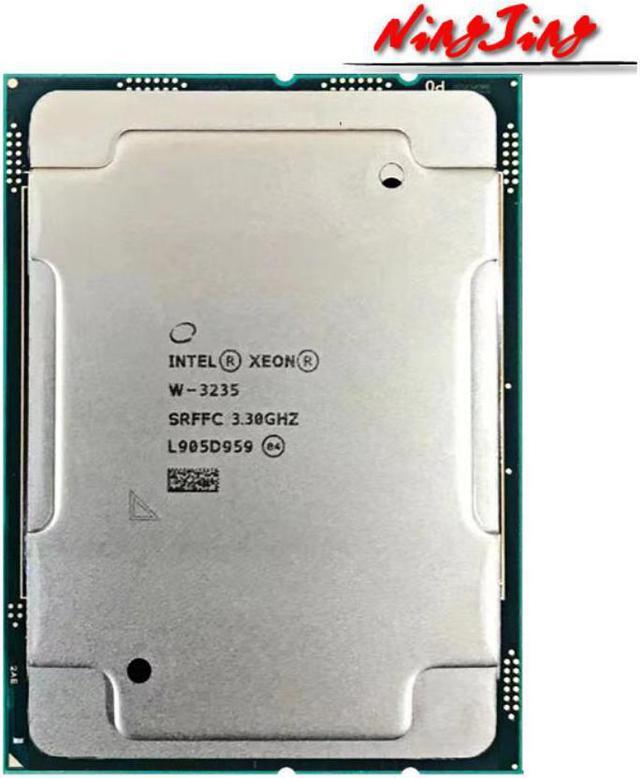 Main image of Intel Xeon W-3235 W3235 QS 3.3 GHz Twelve-Core Twenty-four-Thread CPU Processor 14NM 180W L3=19.25M Socket 3647 / P0 / LGA3647-0