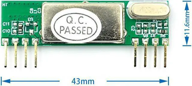 Main image of RXB6 433Mhz Superheterodyne Wireless Receiver Module ARM/AVR