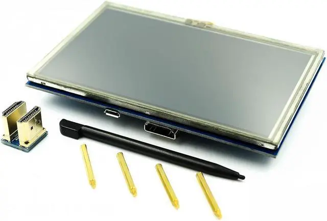 Main image of LCD module 5.0 inch Pi TFT 5 inch Resistive Touch Screen 5.0 inch LCD shield module HDMI interface for Raspberry Pi 3 A+/B+/2B