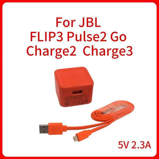 Main image of Power Adapter For JBL FLIP3 Pulse2 Go Charge2 Charge3 Bluetooth Speaker Charger Head Data Cable 5V 2.3A