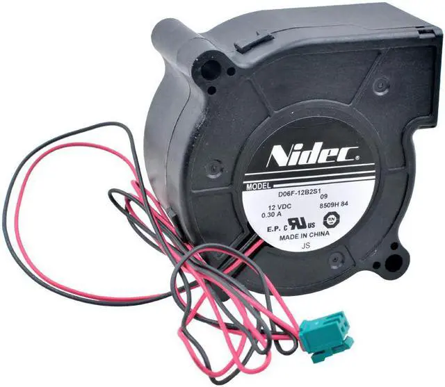 Main image of D06F-12B2S1 6cm 60mm blower fan 60x60x28mm pitch 65mm DC12V 0.30A blower cooling fan for humidifier projector