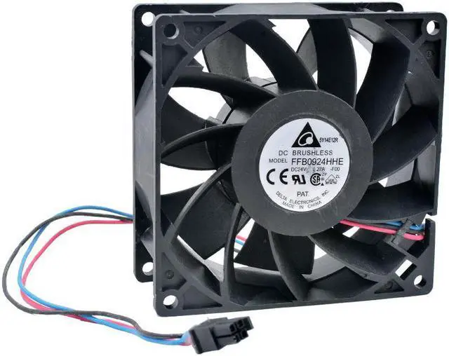 Main image of FFB0924HHE-F00 9.2cm 92mm fan 92x92x38mm DC24V 0.27A 3 lines Cooling fan for inverter case