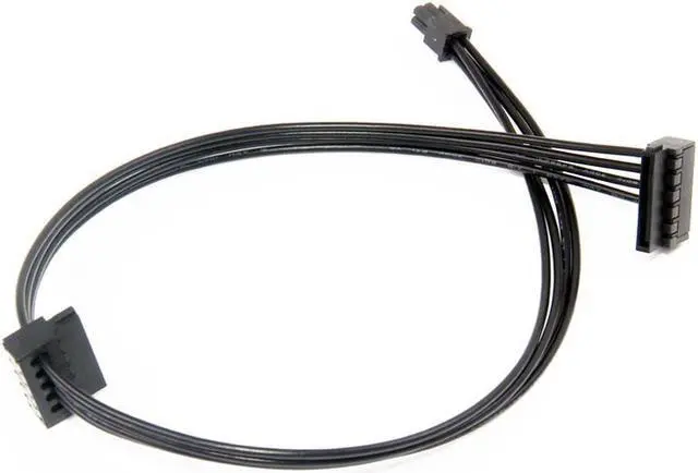 Main image of Small 5mm 4Pin to 2-PORT 15Pin SATA HDD SSD Hard drive Power Cable for Lenovo M410 M415 B415 510SA Computer Mainboard