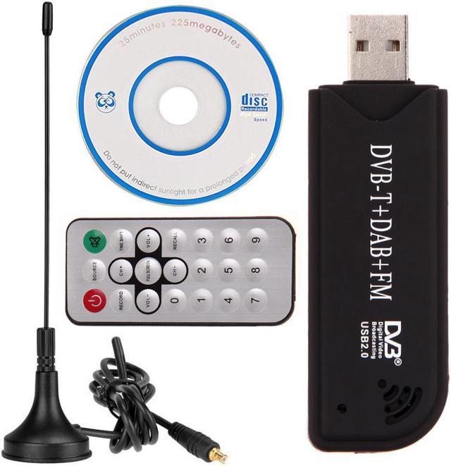 Dvb-T Stick Rtl2832U+R820T2 Card Receiver Usb 2.0 Digital Tv Tuner Usb Fm+Dab+Dvb-T+Sdr Stick Internal Power Cables - Newegg.com