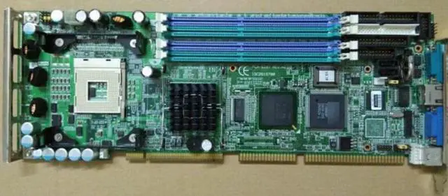 Main image of PCA-6187VE  Very nice IPC Board PCA-6187 ) Full-size CPU Card ISA Industrial Mainboard PICMG1.0 1LAN with CPU Memory