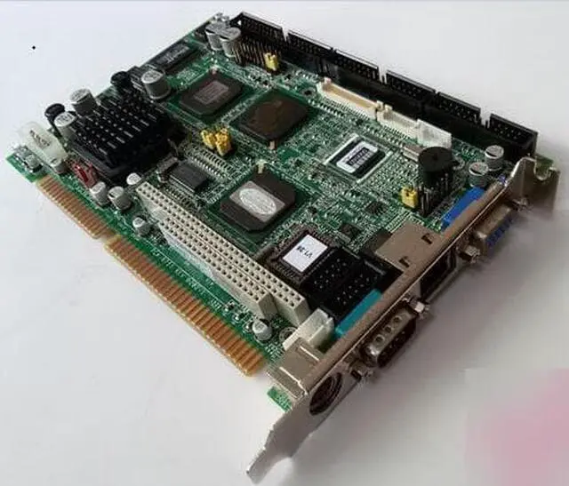 Main image of Fanless Brand PCA-6751 B202-1 ISA Industrial PC Mainboard Half-Size CPU Card PICMG1.0 With CPU RAM Lan PC104