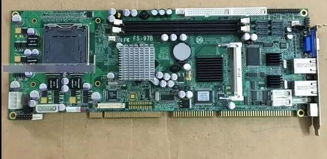 Main image of 100% OK IPC Board FS-97B Full-size CPU Card ISA Industrial Mainboard PICMG 1.0 with CPU RAM LAN