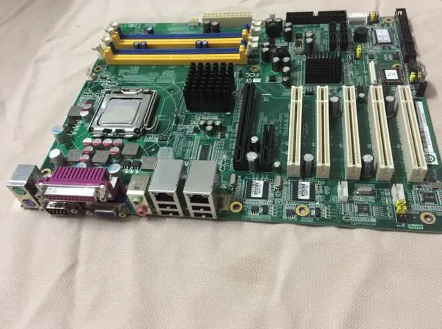 Main image of AIMB-762 ATX  100% OK Embedded IPC Mainboard AIMB-762G2  Industrial Motherboard 5*PCI 2*COM 2*LAN with RAM LGA775 CPU