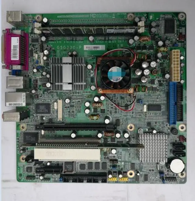 Main image of G5G330-P 100% OK Embedded IPC Mainboard  855 ATX Industrial Motherboard 2*PCI 4*COM 2*LAN with RAM CPU