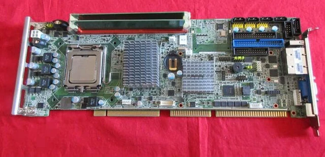 Main image of 100%OK IPC Board PCA-6011 Rev.A1 PCA-6011G2 Full-size CPU Card ISA Industrial Embedded Mainboard PICMG1.0 With CPU RAM 2*LAN