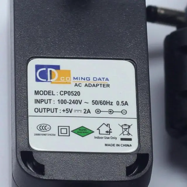 Main image of OIAGLH CP0520 +5V--2A External Diameter 4.0mm Power Adapter for Audio Amplifier TV Audio Charger CD Player