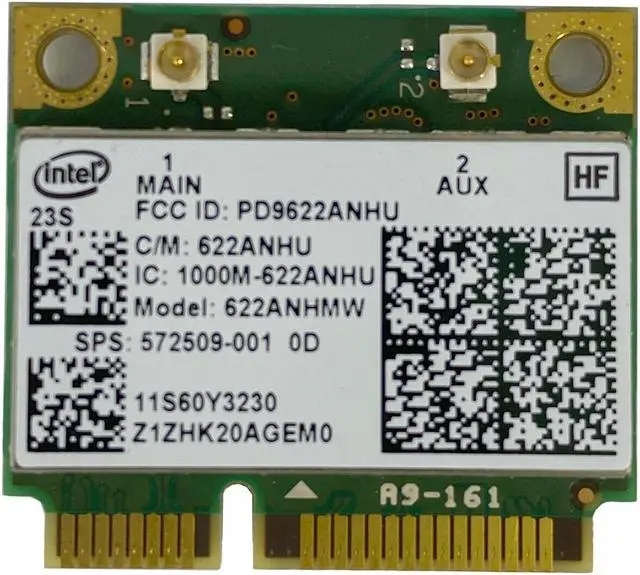 Main image of Intel 622ANHU Advanced-N Wi-Fi Card 60Y3231 for Lenovo T410 T420 Laptop