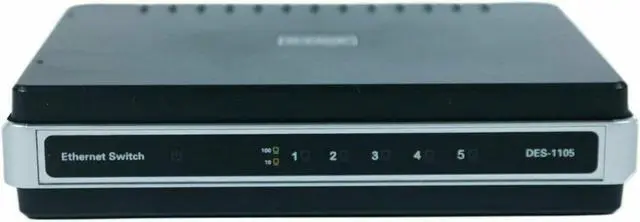 Main image of D-LINK DES-1105 5-Port 10/100 Fast Ethernet Desktop Switch