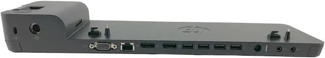 Alt view image 3 of 6 - Original HP UltraSlim Docking Station HSTNN-IX10 With USB 3.0 DisplayPort Genuine No Adapter