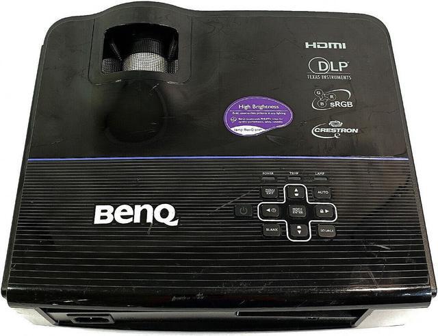 Alt view image 3 of 5 - BenQ MP777 DLP Projector 4000 ANSI PC 3D Ready HDMI LAN 5J.J0405.001 w/Bundle