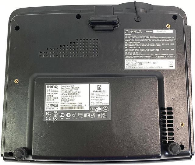 Alt view image 4 of 5 - BenQ MP777 DLP Projector 4000 ANSI PC 3D Ready HDMI LAN 5J.J0405.001 w/Bundle