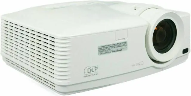 Alt view image 4 of 7 - Mitsubishi WD570U 3500 Lumens DLP Professional Classroom Business Power Point Presentations Multipurpose Projector Widescreen 3D LAN USB with Accessories Bundle (Power Cable, HDMI Cable, Remote)