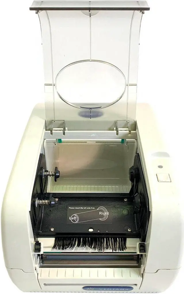 Alt view image 4 of 6 - Ventana Ebar II Industrial Thermal Transfer Label Printer USB No AC Adapter