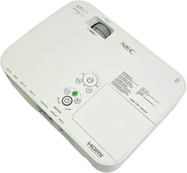 Alt view image 3 of 5 - NEC ME331W 3LCD Projector 3300 ANSI NP-ME331W NP43LP 1080p USB A/B w/Bundle