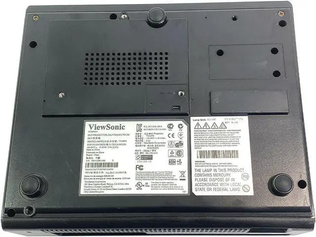 Alt view image 5 of 6 - ViewSonic PJD6543w DLP Projector 3000 ANSI HD 1080p 3D RLC-085 HDMI LAN w/Bundle