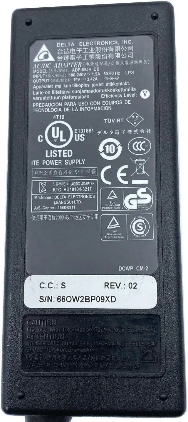 Alt view image 5 of 5 - Original AC Adapter For ASUS K53E-A1 K53E-DS51 K53E-DS52 K53E-BD4TD Charger w/PC