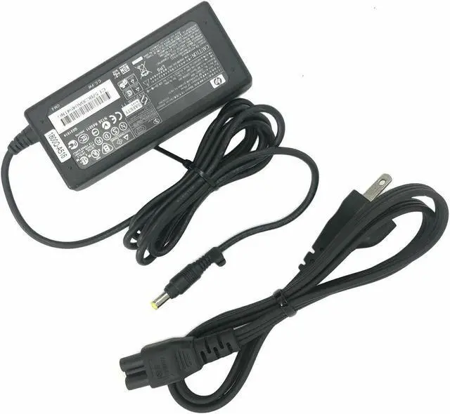 Main image of Genuine HP AC Adapter 65w for Compaq NX7000 NX7010 Laptop Charger w/P.Cord OEM