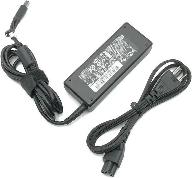 Main image of Genuine HP 90W Power Adapter for Laptop dv3-2030ef 2033eg 2050ea 2055ea w/Cord