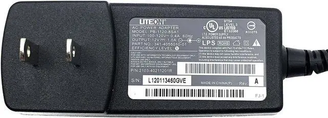 Alt view image 2 of 6 - Genuine LiteOn 12V AC Adapter Power Supply for Ruckus ZoneFlex Access Point R600