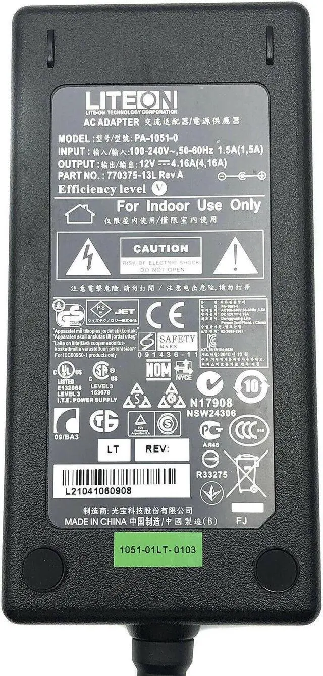Alt view image 4 of 4 - Original Liteon AC Power Adapter For Dell Wyse T10 Thin Client OEM With Cord