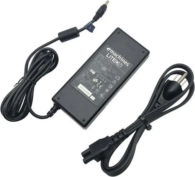 Main image of Genuine LiteOn 90W AC Power Adapter for eMachines M2105 M5000 M5105 M5116 w/Cord