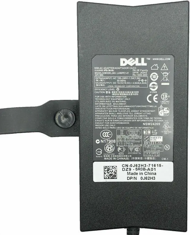 Alt view image 3 of 3 - Genuine Dell AC Adapter For Studio 1747 1749 Laptop Power Supply 90W n/PC OEM