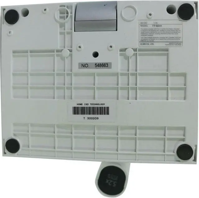 Alt view image 6 of 6 - Elmo TT-02RX 5.2x Optical Zoom, 8x Digital Zoom Document Camera for Business Office Meeting Session Live Demonstration Documents