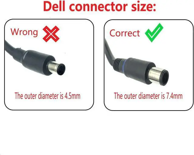 Alt view image 3 of 5 - Genuine Dell LA45NS0-00 AC Adapter 19.5V 2.31A Charger PA-1450-01 GM456 w/PC