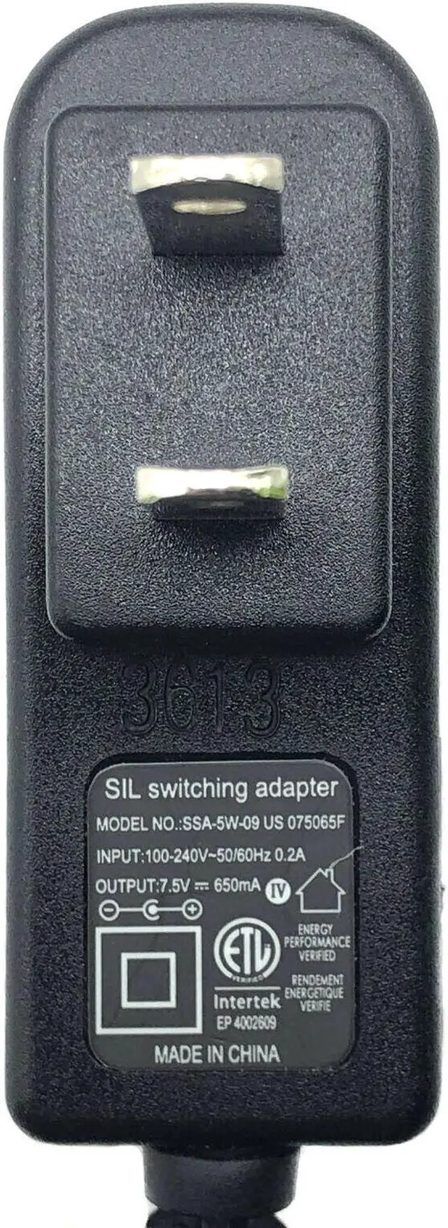 Alt view image 4 of 4 - Genuine Jabra SSA-5W-09 US 075065F SIL Switching AC Power Adapter