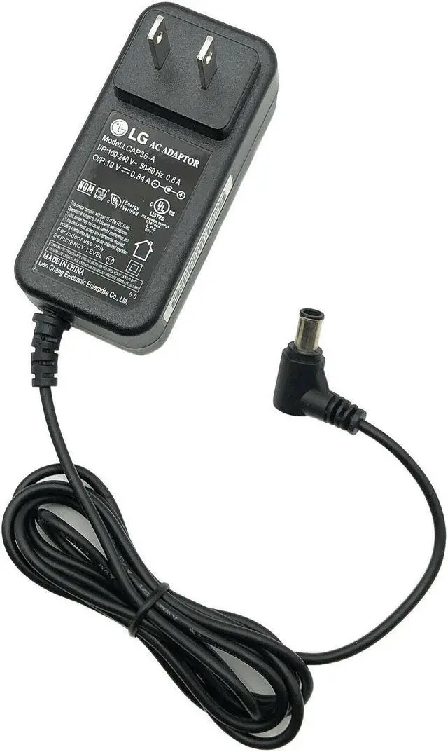 Main image of Genuine LG Wall Power Supply Adapter 19V for 22BK400H-B 22BK430H-B Monitor OEM