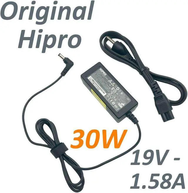 Main image of Genuine Hipro HP-A0301R3 AC Adapter 19V 1.58A Power Charger 30W W/Cord OEM
